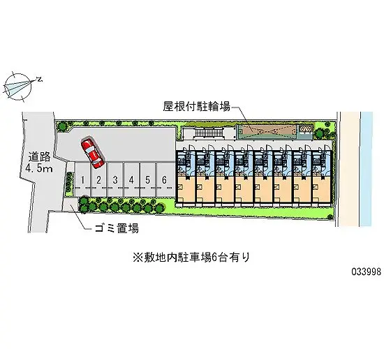 ★手数料０円★鎌倉市笛田１丁目　月極駐車場（LP）